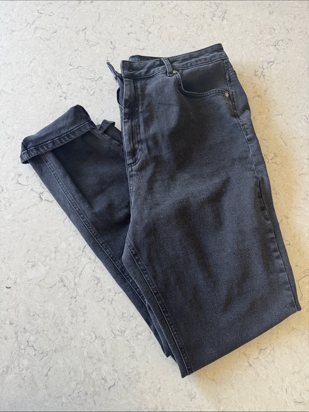 NWT ASOS women’s TALL 32x36 Black Jeans - Classic Straight Fit- slight taper